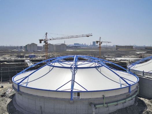 阜新市污水池加盖膜结构建造 - 一站式服务