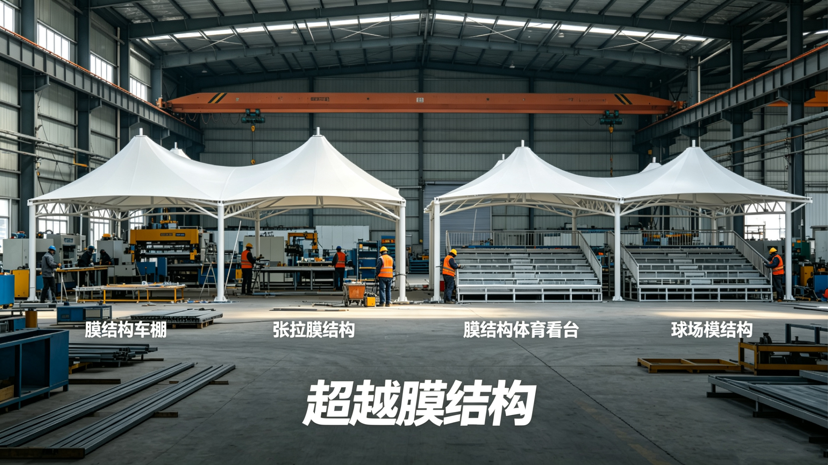 阜新市膜结构工程膜结构体育看台 - 方案